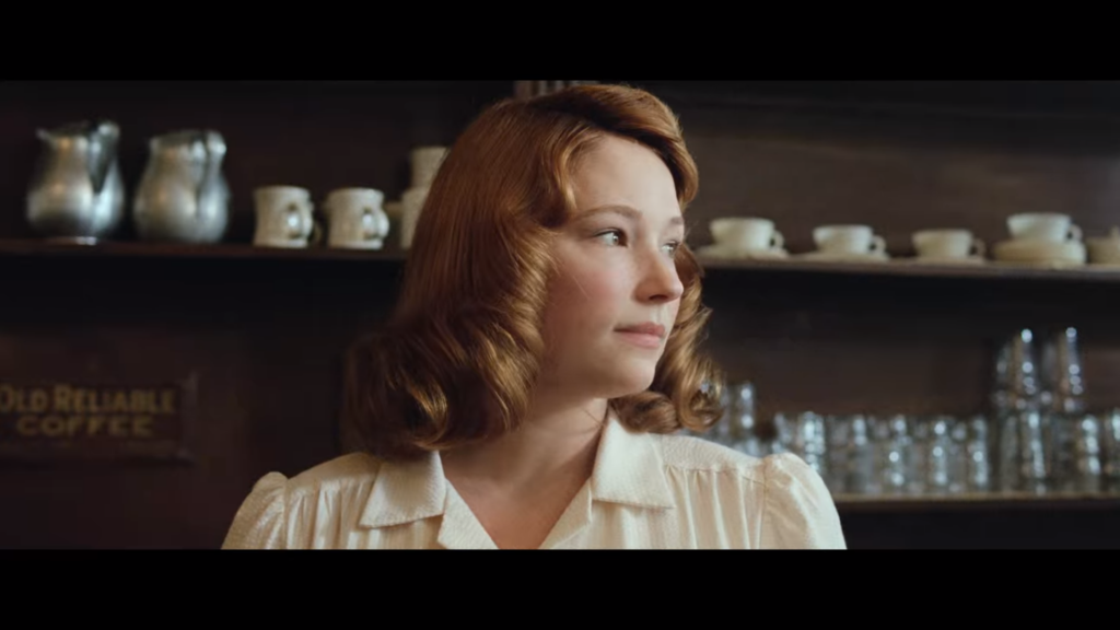 Charlotte Russell, The Devil All the Time, Netflix, Nine Stories Productions, Haley Bennett