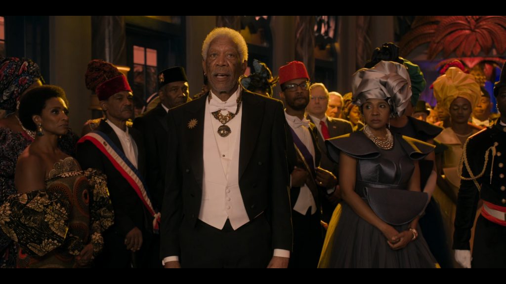 Morgan Freeman, Coming 2 America, Amazon Prime Video, Eddie Murphy Productions, Misher Films, New Republic Pictures, Paramount Pictures