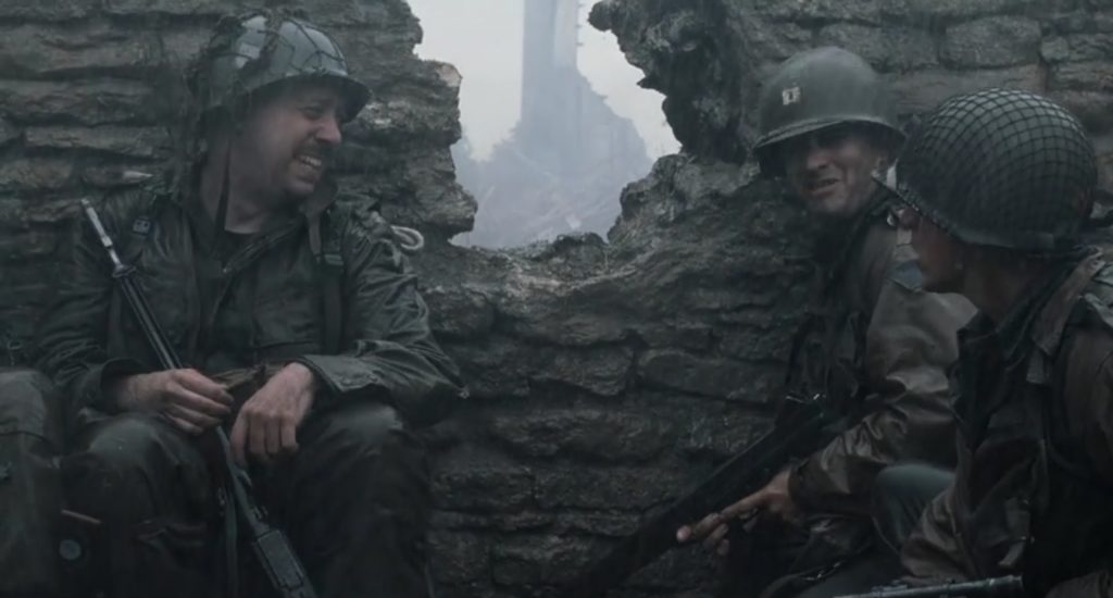 Sergeant Hill, Saving Private Ryan, Paramount+, Dreamworks Pictures, Paramount Pictures, Amblin Entertainment, Mutual Film Company, H2L Media Group, Mark Gordon Productions, Paul Giamatti