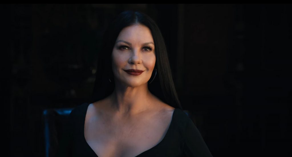 Morticia Addams, Wednesday, Netflix, MGM Television, Millar Gough Ink, Tee and Charles Addams Foundation, Glickmania, Tim Burton Productions, 1.21 Pictures, Toluca Pictures, Catherine Zeta Jones