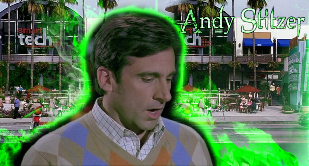 Andy Stitzer, 40-Year-Old Virgin, Amazon Prime Video, Universal Pictures, Apatow Productions, Steve Carrell