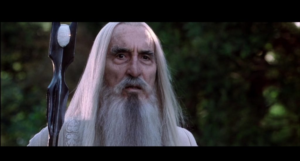 Saruman, The Lord of the Rings: The Fellowship of the Ring, Max, New Line Cinema, WingNut Films, The Saul Zaentz Company, Christopher Reeves