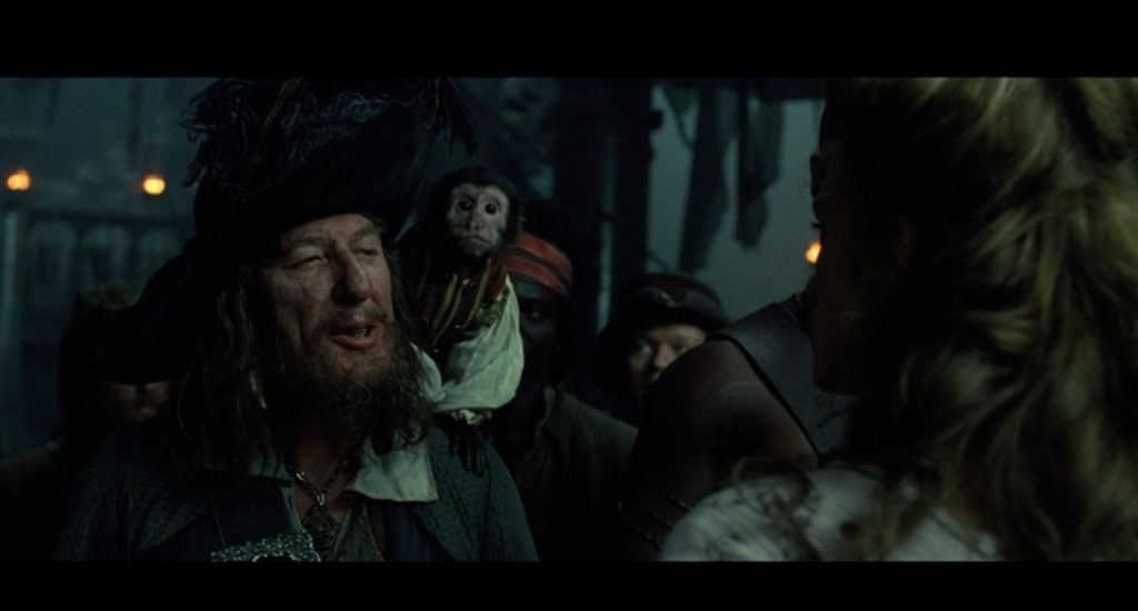 Captain Barbosa, Pirates of the Caribbean: The Curse of the Black Pearl, Disney+, Walt Disney Pictures, Jerry Bruckheimer Films, Geoffrey Rush

