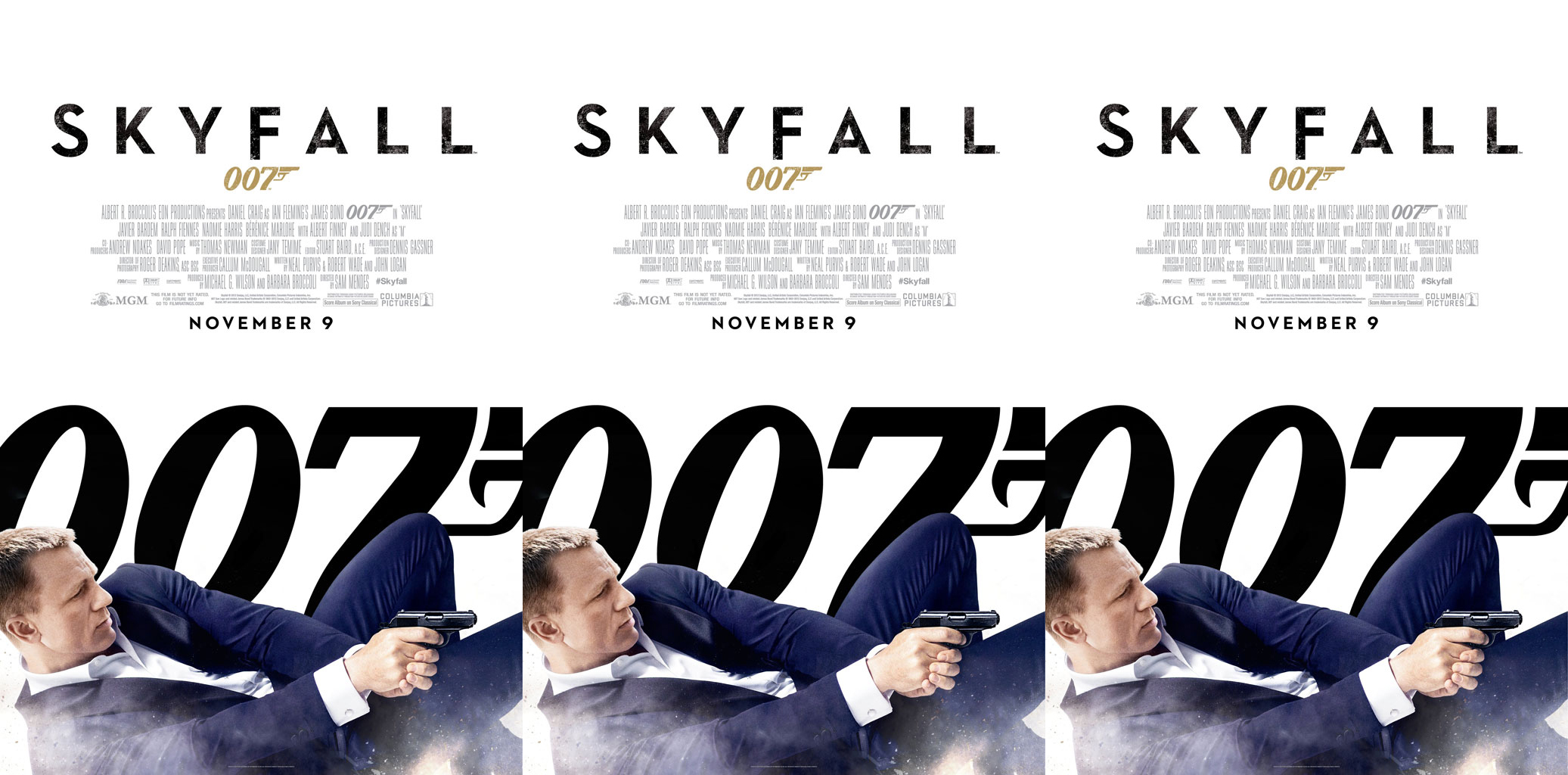 Skyfall, Max, Metro-Goldwyn-Mayer, Columbia Pictures, Danjaq, Eon Productions, Anka Film, B23